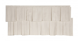 Фасадная панель Т-Сайдинг ЭКО-1 Щепа дуб уайт