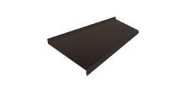 Отлив простой 250 0,5 Atlas X с пленкой RR 32 темно-коричневый (2м)