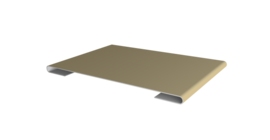 Планка стыковочная 0,45 PE с пленкой RAL 1014 слоновая кость (2м)