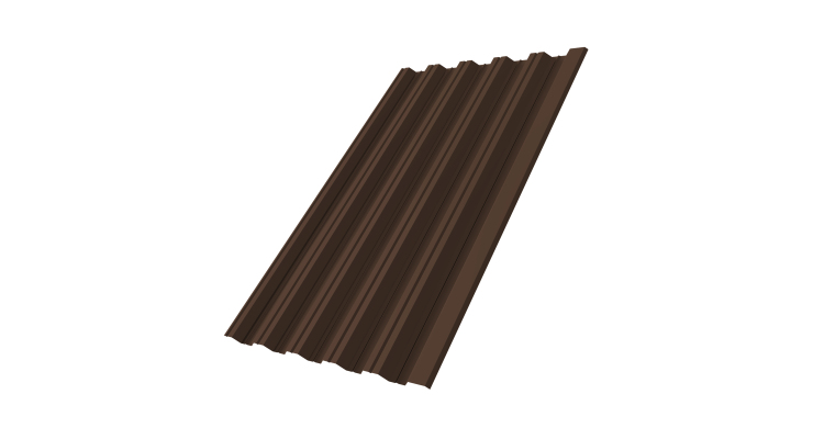 Профнастил HC35R 0,5 Rooftop Бархат RAL 8017 шоколад