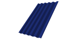 Профнастил НС35 R 0.45 PE RAL 5002 ультрамариново синий