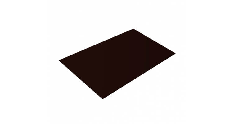 Плоский лист 0,4 PE с пленкой RR 32 темно-коричневый