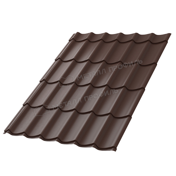 Металлочерепица МП Ламонтерра NormanMP (ПЭ-01-8017-0.5)