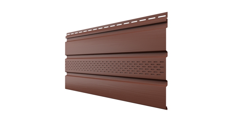 Софит Технониколь частично перфорированный 3000 х 340 мм Каштан