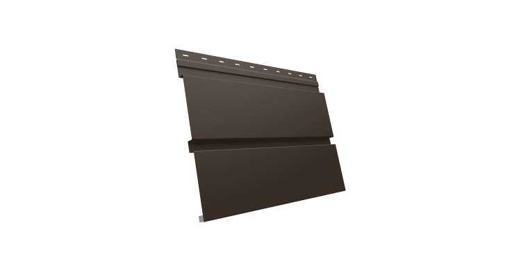 Квадро брус 0,5 GreenCoat Pural BT, matt с пленкой RR 32 темно-коричневый