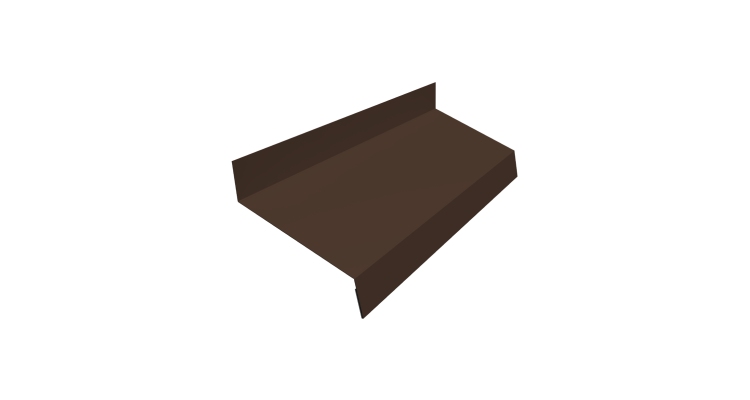 Отлив простой 50 0,5 Drap RAL 8017 шоколад (2м)