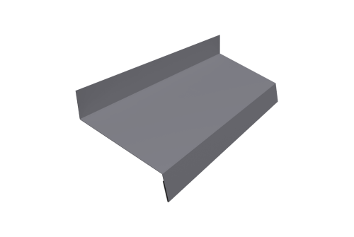 Отлив простой 50 0,5 Satin с пленкой RAL 7004 сигнальный серый (2м)
