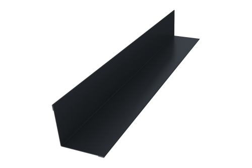 Угол внутренний 30х30 0,45 PE с пленкой RAL 7024 мокрый асфальт (2м)