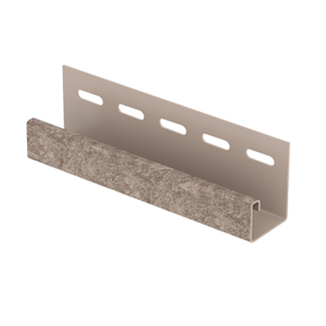 Планка J-trim Стоун-хаус Сланец Бурый