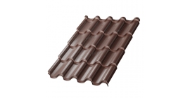 Металлочерепица Металл Профиль Монтерроса-X NormanMP (ПЭ-01-8017-0.5)
