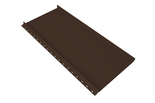 Кликфальц mini Grand Line 0,45 Drap TX с пленкой на замках RAL 8017 шоколад