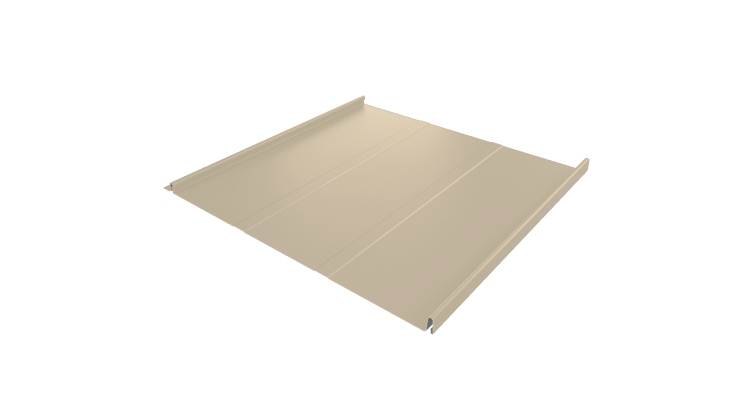 Фальц двойной стоячий Line Grand Line 0,45 PE с пленкой на замках RAL 1015 светлая слоновая кость