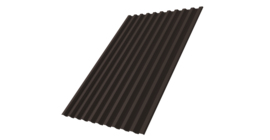 Профнастил С21R 0.45 PE NL805 серо-коричневый гефест