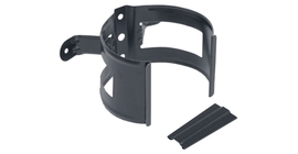 Кронштейн трубы на дерево 90 мм Мatt RAL 7024 мокрый асфальт