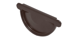 Заглушка торцевая универсальная 150 мм Мatt RAL 8017 шоколад