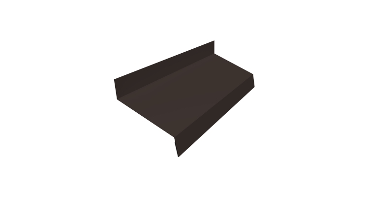 Отлив простой 50 0,45 Drap TR RR 32 темно-коричневый (2м)