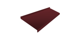 Отлив простой 200 0,45 PE с пленкой RAL 3005 красное вино (3м)