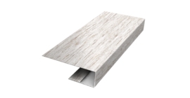 J-Профиль 12мм 0,45 Print Elite Snow Wood TwinColor (3м)