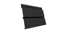 Квадро брус 3D 0.5 GreenCoat Pural BT, matt с пленкой RAL 7016 антрацитово-серый