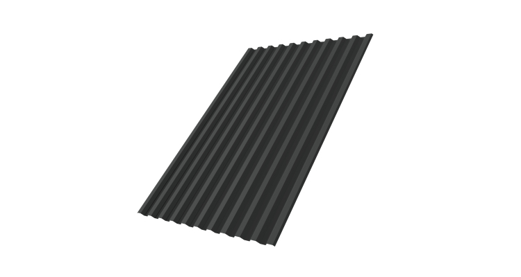 Профнастил С21R Grand Line 0,5 PurPro Matt 275 RAL 7016 антрацитово-серый