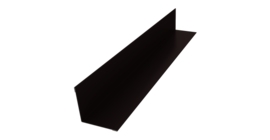 Угол внутренний 50х50 0,45 Drap RAL 9005 черный (3м)