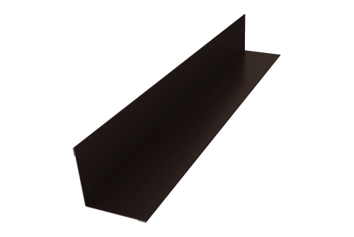 Угол внутренний 30х30 0,5 Satin с пленкой RR 32 темно-коричневый (2м)