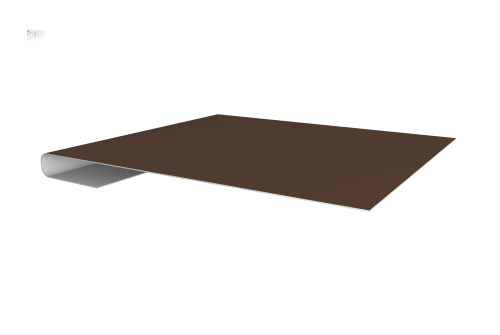 Планка завершающая 0,5 Satin Matt RAL 8017 шоколад (2м)