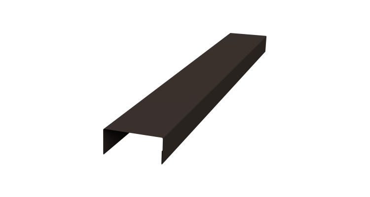 Крышка 45х20 жалюзи Texas 0,45 Drap ST RR 32 темно-коричневый (2,5м)