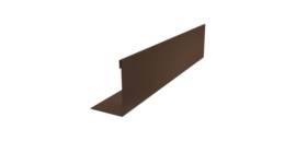 Нащельник 150 Texas 25х35 0,5 Atlas X RAL 8017 шоколад (L2,0)